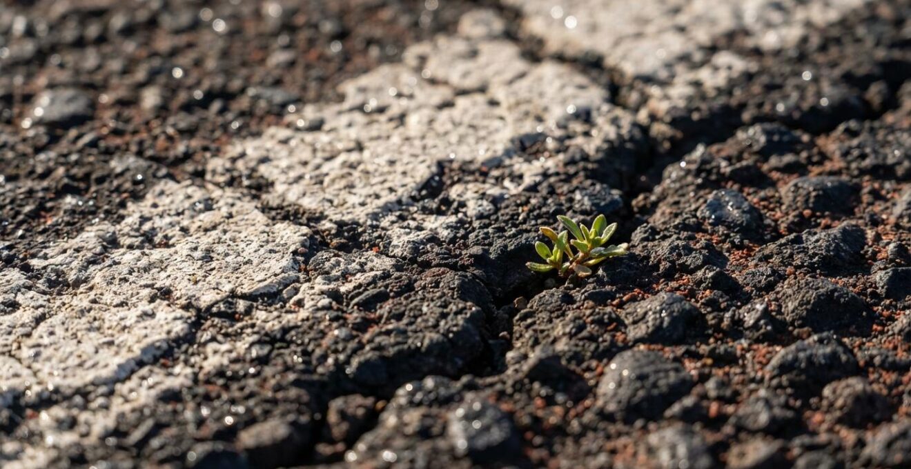 Vue aérienne d'une route aux multiples lacets dans les montagnes de La Réunion